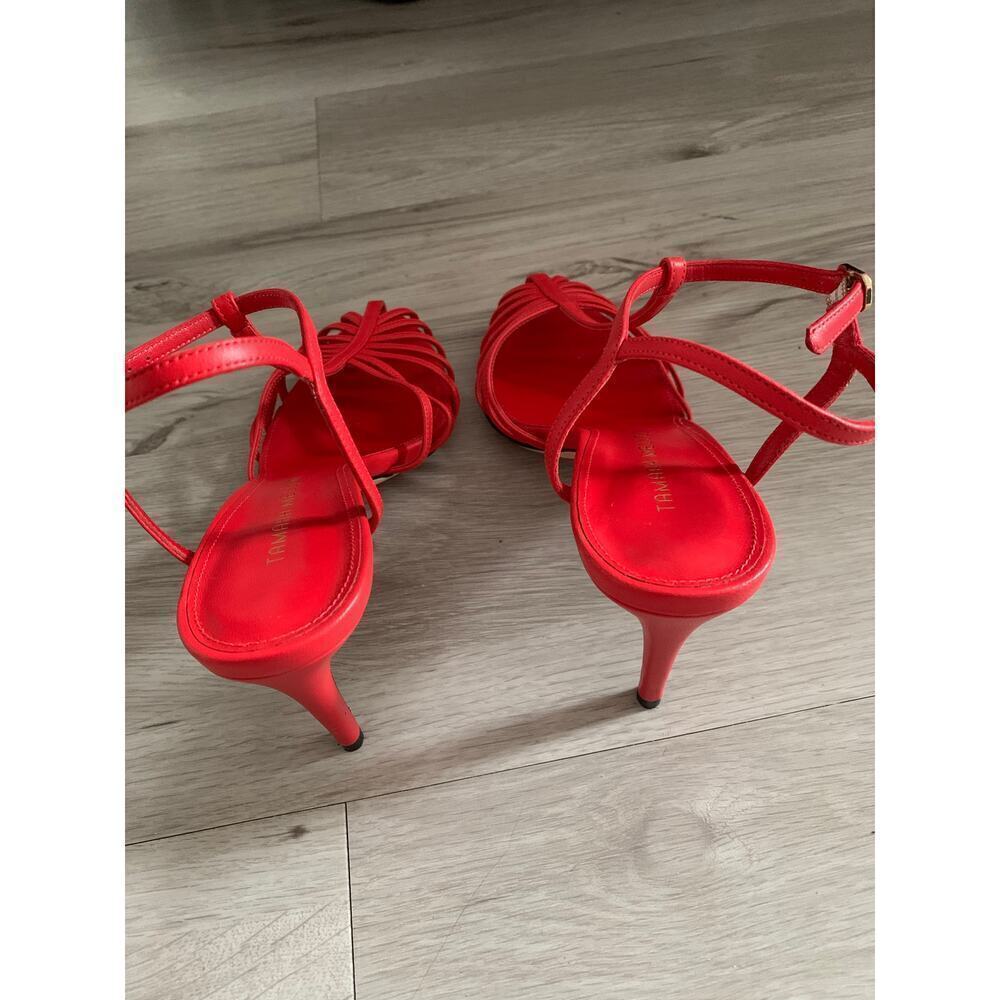 Tamara Mellon T-Strap Sandals Size 38.5 - Picture 3 of 5